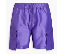 Mid-length swim shorts - Purple