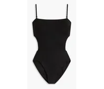 Lena cutout bandeau swimsuit - Black
