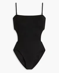 BONDI BORN Lena cutout bandeau swimsuit - Black Black