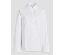 The Dylan cotton-poplin shirt - White