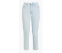 Bessette high-rise tapered jeans - Blue