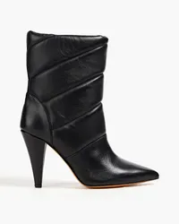 IRO Quilted leather ankle boots - Black Black