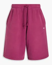 Acne Studios Cotton-fleece shorts - Purple Purple