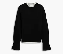 Wool-blend sweater - Black