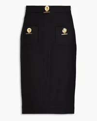 Moschino Embellished grain de poudre pencil skirt - Black Black