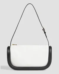 J.W.Anderson Bumper two-tone leather shoulder bag - White White