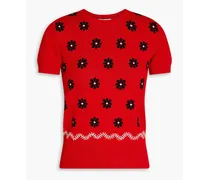 RED Valentino Jacquard top - Red Red