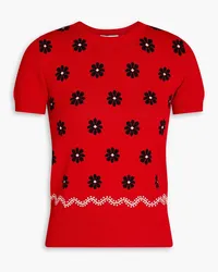 RED Valentino Jacquard top - Red Red