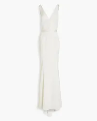 Catherine Deane Livvy belted satin bridal gown - White White