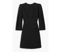 Linen mini dress - Black