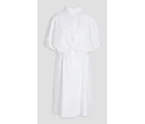 Cotton-poplin dress - White