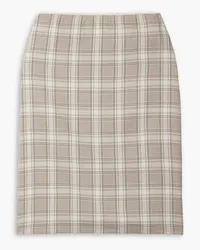 Reformation Isla plaid woven skirt - Gray Gray