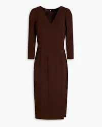 Dolce & Gabbana Crepe midi dress - Brown Brown