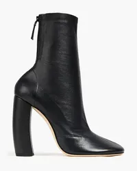 Victoria Beckham Patti stretch-leather ankle boots - Black Black