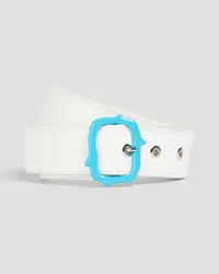 Emilio Pucci Leather belt - White White