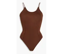 Knitted bodysuit - Brown