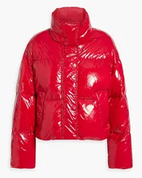 STAND Tatum quilted coated shell down jacket - Red Red