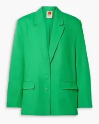 FARM Rio Lyocell and cotton-blend blazer - Green Green