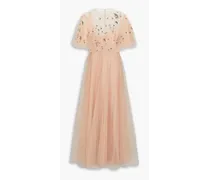 Embellished tulle gown - Pink