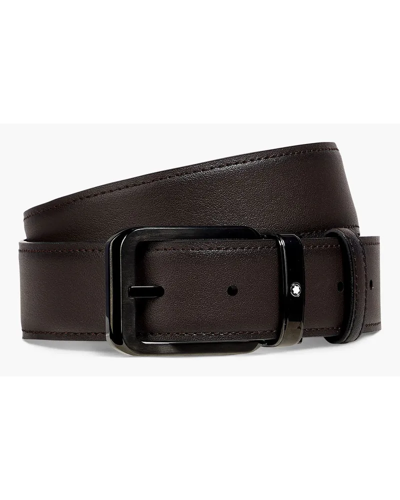 Montblanc Leather belt - Brown Brown