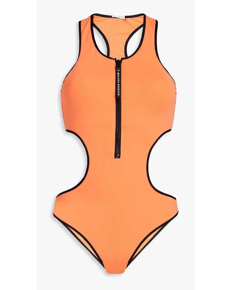 Melissa Odabash Florida cutout swimsuit - Orange Orange