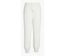 Jersey tapered pants - White