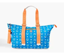 Printed shell tote - Blue