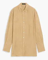 Joseph Brooks crinkled-satin shirt - Neutral Neutral