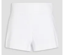 Alice Olivia - Donald linen-blend shorts - White