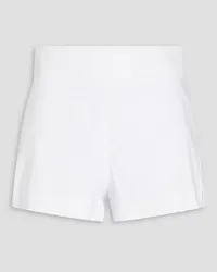 Alice + Olivia Alice Olivia - Donald linen-blend shorts - White White