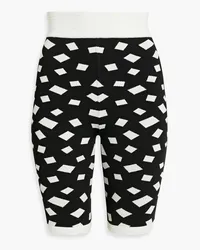 Balmain Jacquard-knit shorts - Black Black