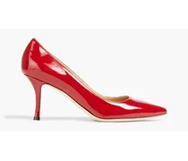 Patent-leather pumps - Red