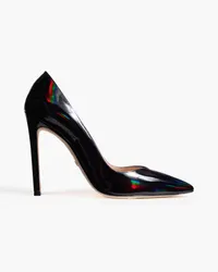 Stuart Weitzman Anny patent-leather pumps - Black Black