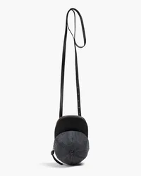 J.W.Anderson Leather and denim shoulder bag - Black Black