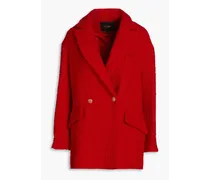 Giloge wool-blend tweed blazer - Red