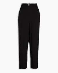 Ganni Jacquard tapered pants - Black Black