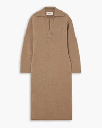 Holzweiler Froidis mélange wool midi dress - Neutral Neutral