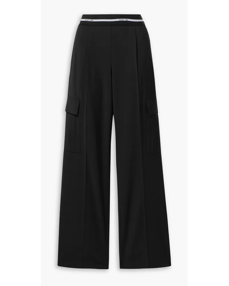 Helmut Lang Jersey wide-leg pants - Black Black