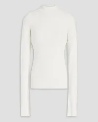 IRO Maissa ribbed chenille turtleneck sweater - White White