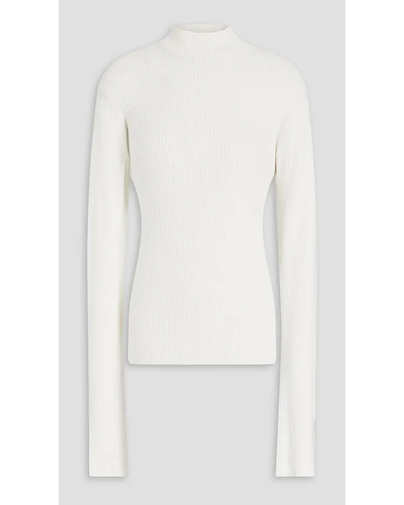 IRO Maissa ribbed chenille turtleneck sweater - White White
