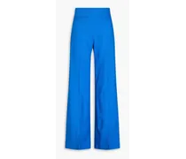 Grain de poudre wide-leg pants - Blue