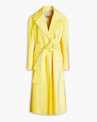 Victoria Beckham Chenille coat - Yellow Yellow