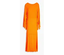 Harlim knitted maxi dress - Orange