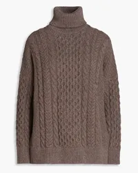 &Daughter Annis cable-knit wool turtleneck sweater - Neutral Neutral