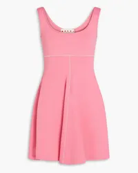 Marni Flared stretch-jersey mini dress - Pink Pink