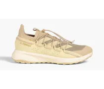 Terrex Voyager 21 mesh, neoprene and stretch-knit sneakers - Neutral