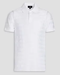 Dunhill Cotton-jacquard polo shirt - White White