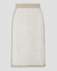 Lauren Manoogian Alpaca and merino wool-blend midi skirt - White White