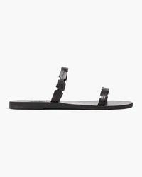 Ancient Greek Sandals Mel leather sandals - Black Black