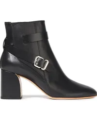 TOD'S Buckled leather ankle boots - Black Black